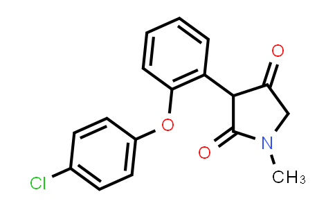 CAS No. 934996-78-8, 3-(2-(4-Chlorophenoxy)phenyl)-1-methylpyrrolidine-2,4-dione