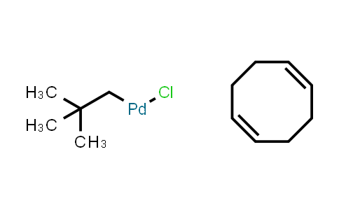 CAS No. 935838-06-5, Chloro[(1,2,5,6-η)-1,5-cyclooctadiene](2,2-dimethylpropyl)palladium