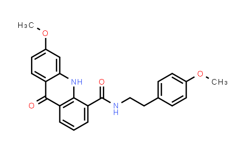 CAS No. 935864-45-2, 4-Acridinecarboxamide, 9,10-dihydro-6-methoxy-N-[2-(4-methoxyphenyl)ethyl]-9-oxo-