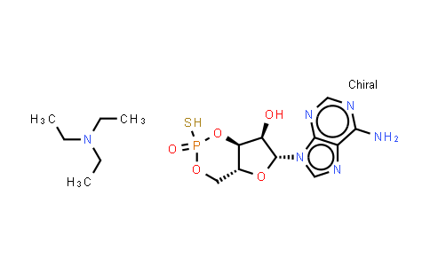 93602-66-5 | Adenosine, cyclic 3',5'-[hydrogen (S)-phosphorothioate], compd. with N,N-diethylethanamine (1:1)