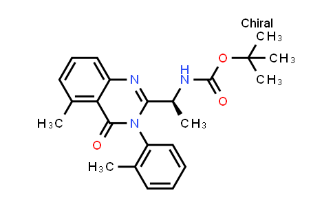 CAS No. 936024-96-3, (S)-tert-Butyl (1-(5-methyl-4-oxo-3-(o-tolyl)-3,4-dihydroquinazolin-2-yl)ethyl)carbamate