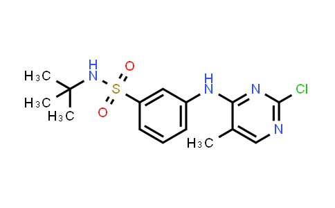 CAS No. 936092-53-4, N-tert-Butyl-3-[(2-chloro-5-methylpyrimidin-4-yl)amino]benzenesulfonamide