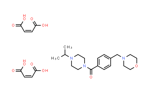 CAS No. 936098-69-0, Methanone, [4-(1-methylethyl)-1-piperazinyl][4-(4-morpholinylmethyl)phenyl]-, (2Z)-2-butenedioate (1:2)