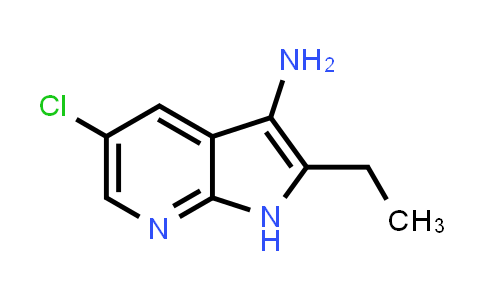 CAS No. 936243-56-0, 1H-Pyrrolo[2,3-b]pyridin-3-amine, 5-chloro-2-ethyl-