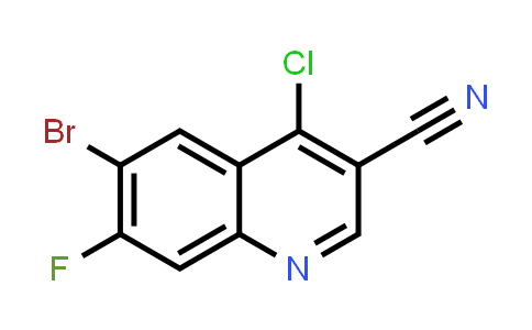CAS No. 936497-84-6, 6-Bromo-4-chloro-7-fluoroquinoline-3-carbonitrile