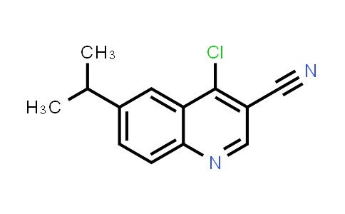 CAS No. 936497-96-0, 4-Chloro-6-isopropylquinoline-3-carbonitrile