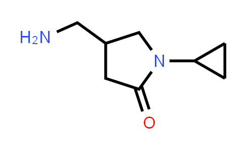CAS No. 936940-46-4, 4-(Aminomethyl)-1-cyclopropylpyrrolidin-2-one