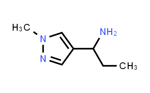 CAS No. 936940-61-3, 1-(1-Methyl-1H-pyrazol-4-yl)propan-1-amine