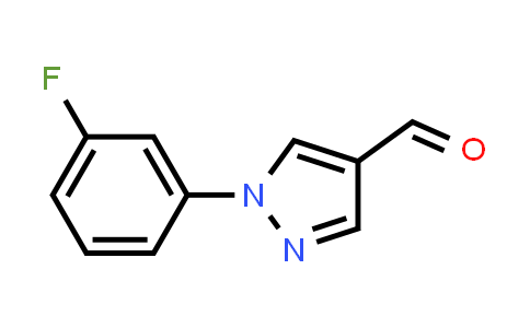 CAS No. 936940-82-8, 1-(3-Fluorophenyl)-1H-pyrazole-4-carbaldehyde