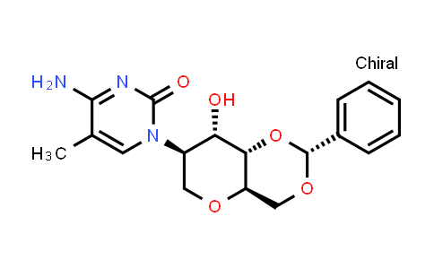 CAS No. 937031-52-2, 4-Amino-1-((2R,4aR,7R,8S,8aS)-8-hydroxy-2-phenylhexahydropyrano[3,2-d][1,3]dioxin-7-yl)-5-methylpyrimidin-2(1H)-one