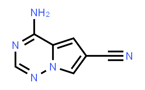 CAS No. 937049-27-9, 4-Aminopyrrolo[2,1-f][1,2,4]triazine-6-carbonitrile