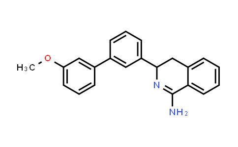CAS No. 937370-61-1, 1-Isoquinolinamine, 3,4-dihydro-3-(3'-methoxy[1,1'-biphenyl]-3-yl)-