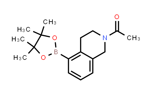 CAS No. 937591-82-7, 1-(5-(4,4,5,5-Tetramethyl-1,3,2-dioxaborolan-2-yl)-3,4-dihydroisoquinolin-2(1H)-yl)ethan-1-one