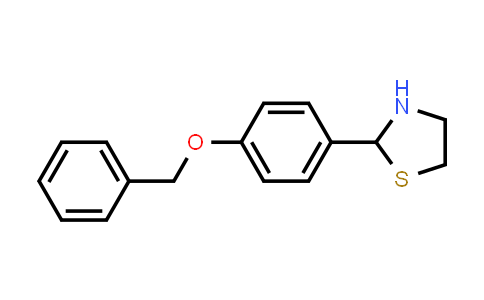 CAS No. 937602-44-3, 2-[4-(Benzyloxy)phenyl]-1,3-thiazolidine