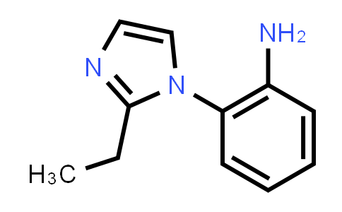 CAS No. 937607-78-8, 2-(2-Ethyl-1h-imidazol-1-yl)aniline