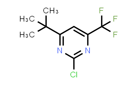 CAS No. 937639-96-8, 4-Tert-butyl-2-chloro-6-(trifluoromethyl)pyrimidine