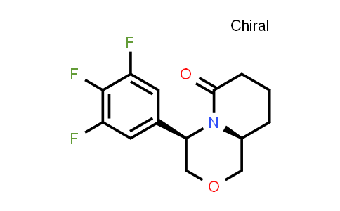 CAS No. 937816-17-6, (4R,9aS)-4-(3,4,5-trifluorophenyl)hexahydropyrido[2,1-c][1,4]oxazin-6(1H)-one