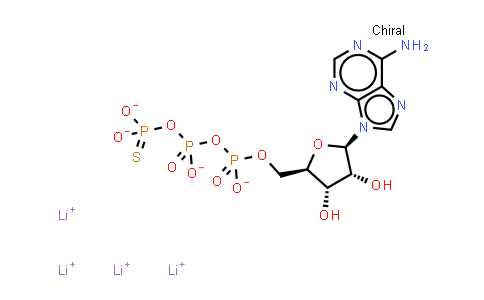 MC581307 | 93839-89-5 | 腺苷-5'-O-(3-硫代三磷酸)四锂盐