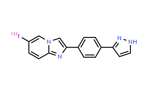 CAS No. 938461-49-5, [123I]6-iodo-2-[4-(1H-pyrazol-3-yl)phenyl]imidazo[1,2-a]pyridine