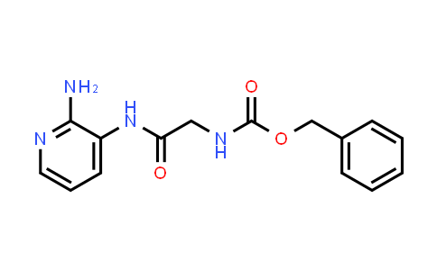 CAS No. 939019-21-3, Carbamic acid, N-[2-[(2-amino-3-pyridinyl)amino]-2-oxoethyl]-, phenylmethyl ester