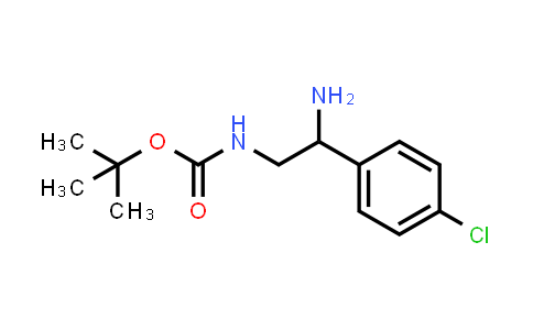 CAS No. 939760-49-3, tert-Butyl (2-amino-2-(4-chlorophenyl)ethyl)carbamate