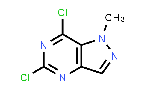 CAS No. 939979-32-5, 5,7-Dichloro-1-methyl-1H-pyrazolo[4,3-d]pyrimidine