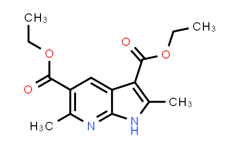 CAS No. 94029-25-1, 1H-Pyrrolo[2,3-b]pyridine-3,5-dicarboxylic acid, 2,6-dimethyl-, 3,5-diethyl ester