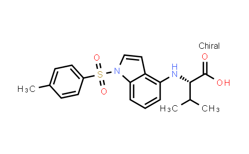 CAS No. 941288-56-8, N-[1-[(4-Methylphenyl)sulfonyl]-1H-indol-4-yl]-L-valine