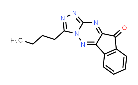CAS No. 941568-44-1, 10H-Indeno[2,1-e]-1,2,4-triazolo[4,3-b][1,2,4]triazin-10-one, 3-butyl-