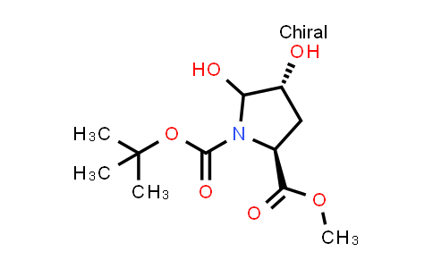 CAS No. 941576-04-1, 1-(tert-Butyl) 2-methyl (2S,4R)-4,5-dihydroxypyrrolidine-1,2-dicarboxylate