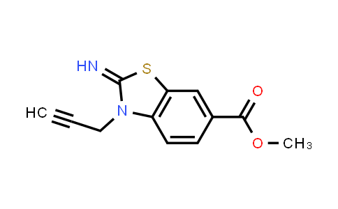DY581480 | 941866-83-7 | Methyl 2-imino-3-(prop-2-yn-1-yl)-2,3-dihydrobenzo[d]thiazole-6-carboxylate