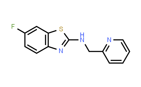 CAS No. 941867-04-5, 6-Fluoro-N-(pyridin-2-ylmethyl)-1,3-benzothiazol-2-amine