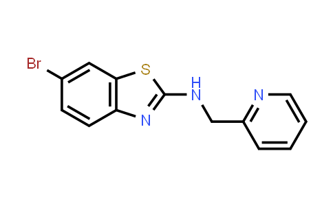 CAS No. 941867-07-8, 6-Bromo-N-(pyridin-2-ylmethyl)benzo[d]thiazol-2-amine