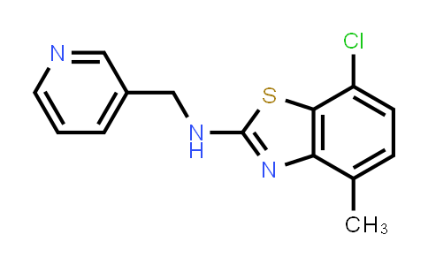 MC581496 | 941867-42-1 | 7-Chloro-4-methyl-N-(pyridin-3-ylmethyl)-1,3-benzothiazol-2-amine