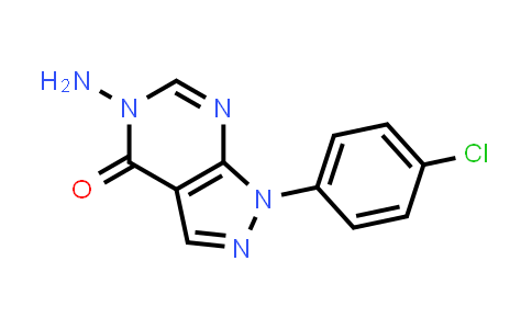 CAS No. 941868-12-8, 5-Amino-1-(4-chlorophenyl)-1,5-dihydro-4H-pyrazolo[3,4-d]pyrimidin-4-one