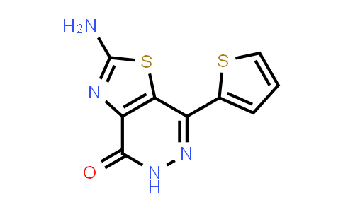 CAS No. 941868-74-2, 2-Amino-7-(2-thienyl)[1,3]thiazolo[4,5-d]pyridazin-4(5H)-one