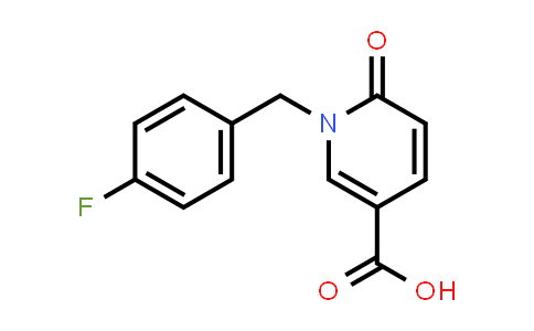 CAS No. 941869-20-1, 1-(4-Fluorobenzyl)-6-oxo-1,6-dihydropyridine-3-carboxylic acid
