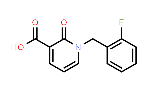 CAS No. 941869-31-4, 1-(2-Fluorobenzyl)-2-oxo-1,2-dihydropyridine-3-carboxylic acid