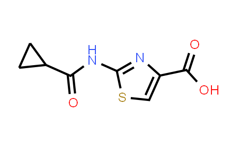 CAS No. 941869-46-1, 2-[(Cyclopropylcarbonyl)amino]-1,3-thiazole-4-carboxylic acid