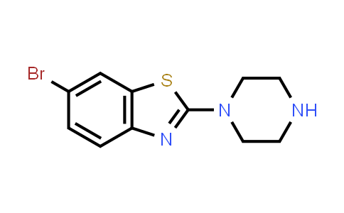 CAS No. 941869-85-8, 6-Bromo-2-piperazin-1-yl-1,3-benzothiazole