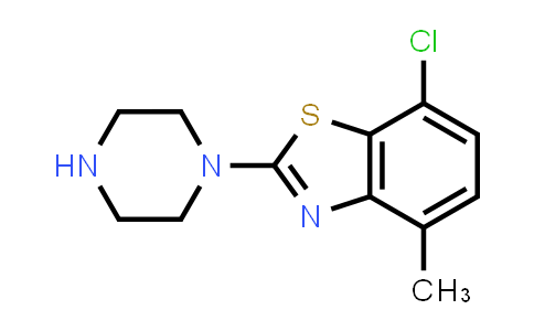 CAS No. 941869-94-9, 7-Chloro-4-methyl-2-piperazin-1-yl-1,3-benzothiazole
