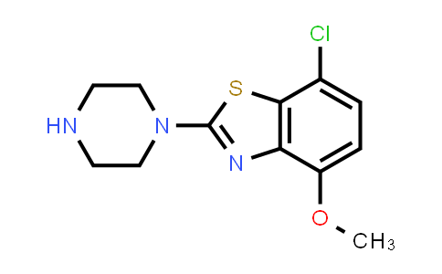 CAS No. 941870-02-6, 7-Chloro-4-methoxy-2-piperazin-1-yl-1,3-benzothiazole