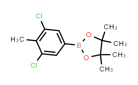942069-73-0 | 2-(3,5-dichloro-4-methylphenyl)-4,4,5,5-tetramethyl-1,3,2-dioxaborolane