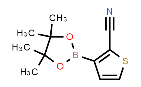 CAS No. 942070-34-0, 3-(4,4,5,5-Tetramethyl-1,3,2-dioxaborolan-2-yl)thiophene-2-carbonitrile