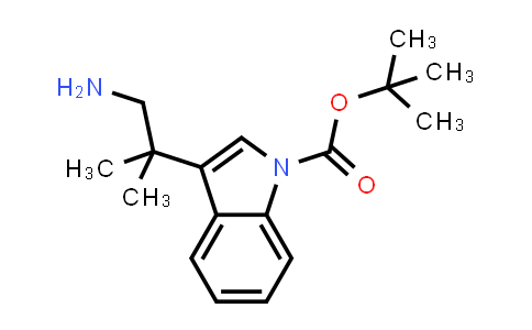 CAS No. 942148-12-1, tert-Butyl 3-(1-amino-2-methylpropan-2-yl)-1H-indole-1-carboxylate