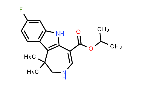 CAS No. 942148-30-3, Azepino[4,5-b]indole-5-carboxylic acid, 8-fluoro-1,2,3,6-tetrahydro-1,1-dimethyl-, 1-methylethyl ester