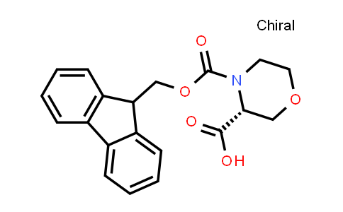 CAS No. 942153-03-9, (R)-4-(((9H-Fluoren-9-yl)methoxy)carbonyl)morpholine-3-carboxylic acid