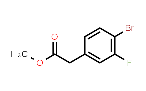 CAS No. 942282-41-9, methyl 2-(4-bromo-3-fluorophenyl)acetate