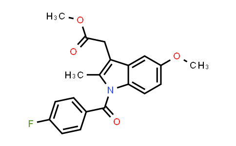 CAS No. 942431-83-6, 1H-Indole-3-acetic acid, 1-(4-fluorobenzoyl)-5-methoxy-2-methyl-, methyl ester