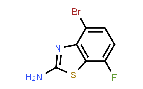 CAS No. 942473-89-4, 4-Bromo-7-fluorobenzo[d]thiazol-2-amine